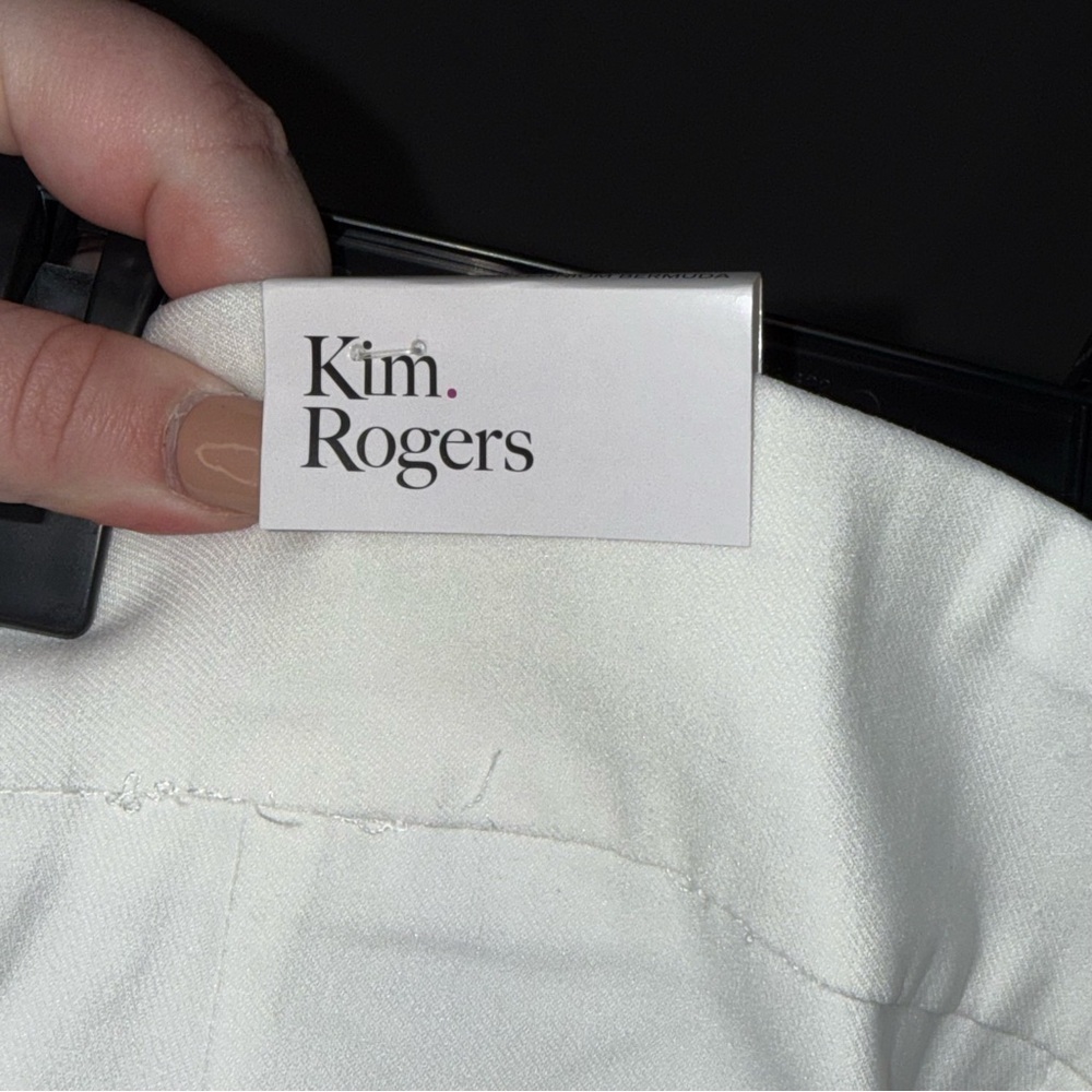 Kim Rogers White Millennium Bermuda Shorts w/ Tummy Control | Size 18W | NWT - Picture 5 of 7